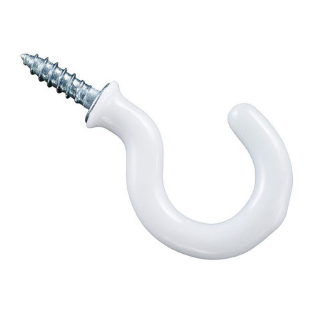 NATIONAL HARDWARE CUP HOOK WHT 1IN 30PK N119-728